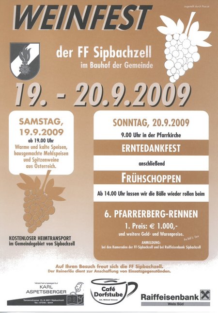 weinfest sipbachzell 2009