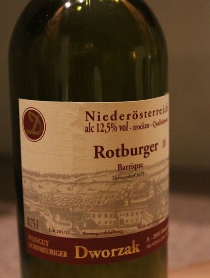 Weingut Dworzak Rotburger 2010